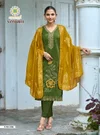 Sanskriti Vol 1 By Passion Tree Roman Shimmer Silk Kurti With Bottom Dupatta